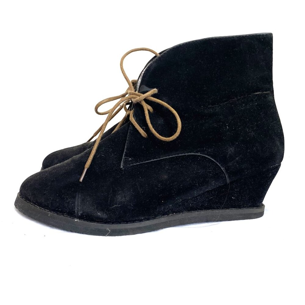 Bumper Black Heel Boots